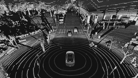 3D greyscale map visualization
