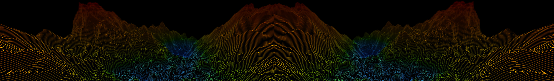 3D wave pattern Teleqo Tech graphic